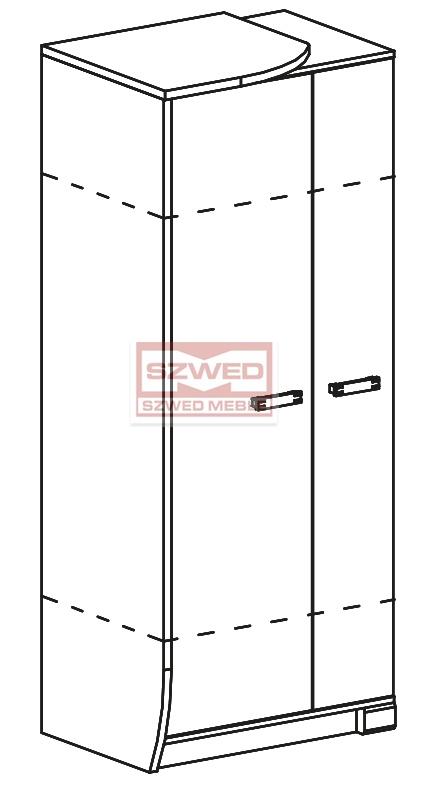 ROMERO R 01 L szafa 2d lewa 