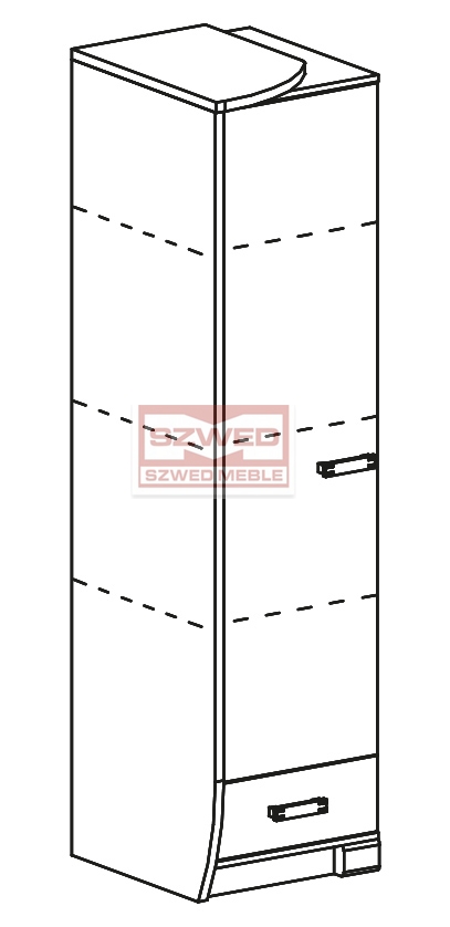 ROMERO R 17 L szafa 1d1s lewa