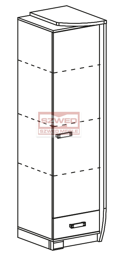 ROMERO R 17 P szafa 1d1s prawa