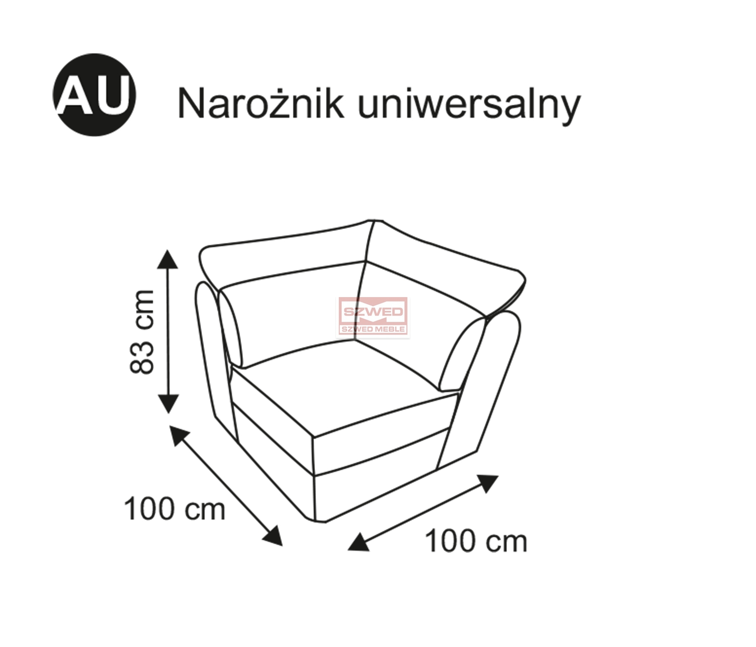 COVER AU #gr element narożny uniwewrsalny 