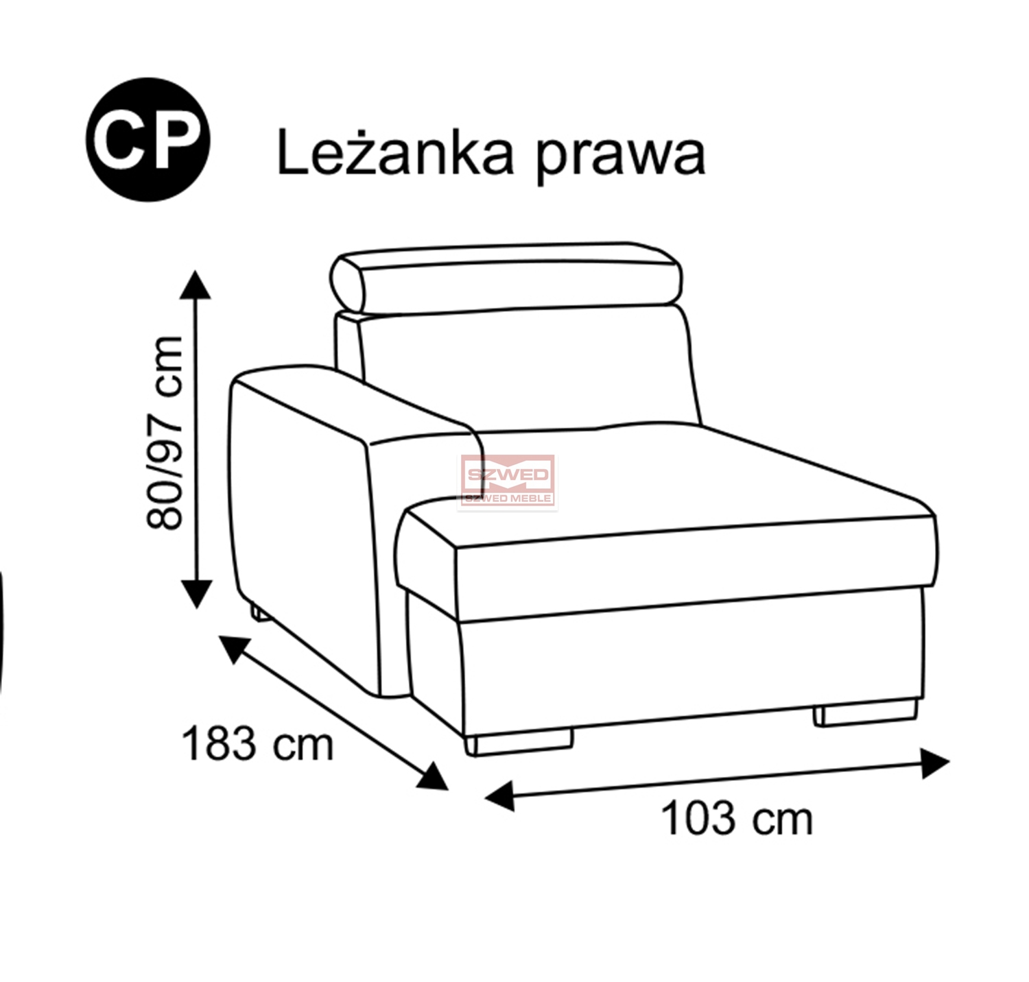 DIEGO CP #gr leżanka prawa