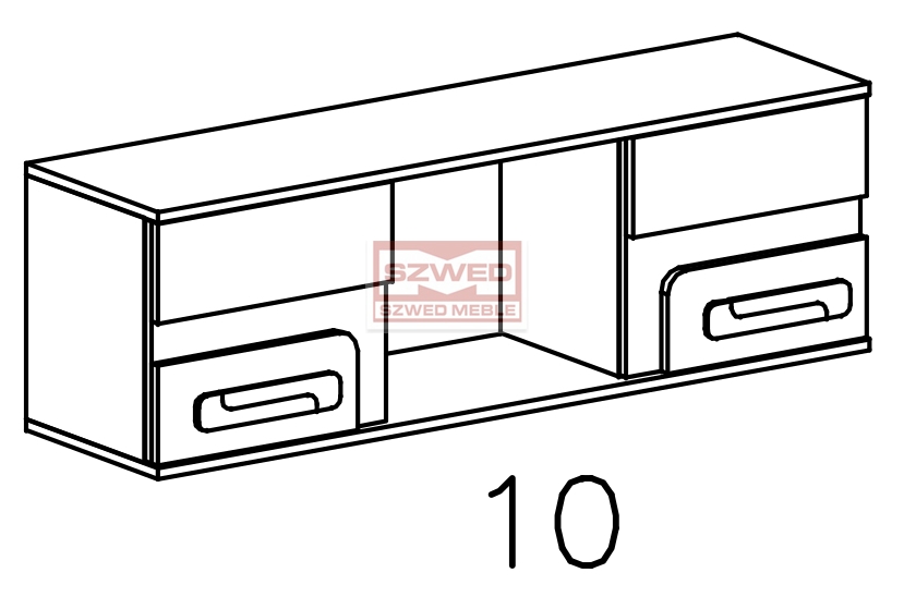 APETITO 10 półka 120 z drzwiami