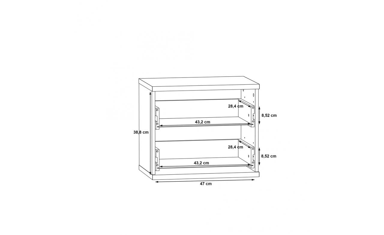 JULIETTA JLTK 022 stolik nocny