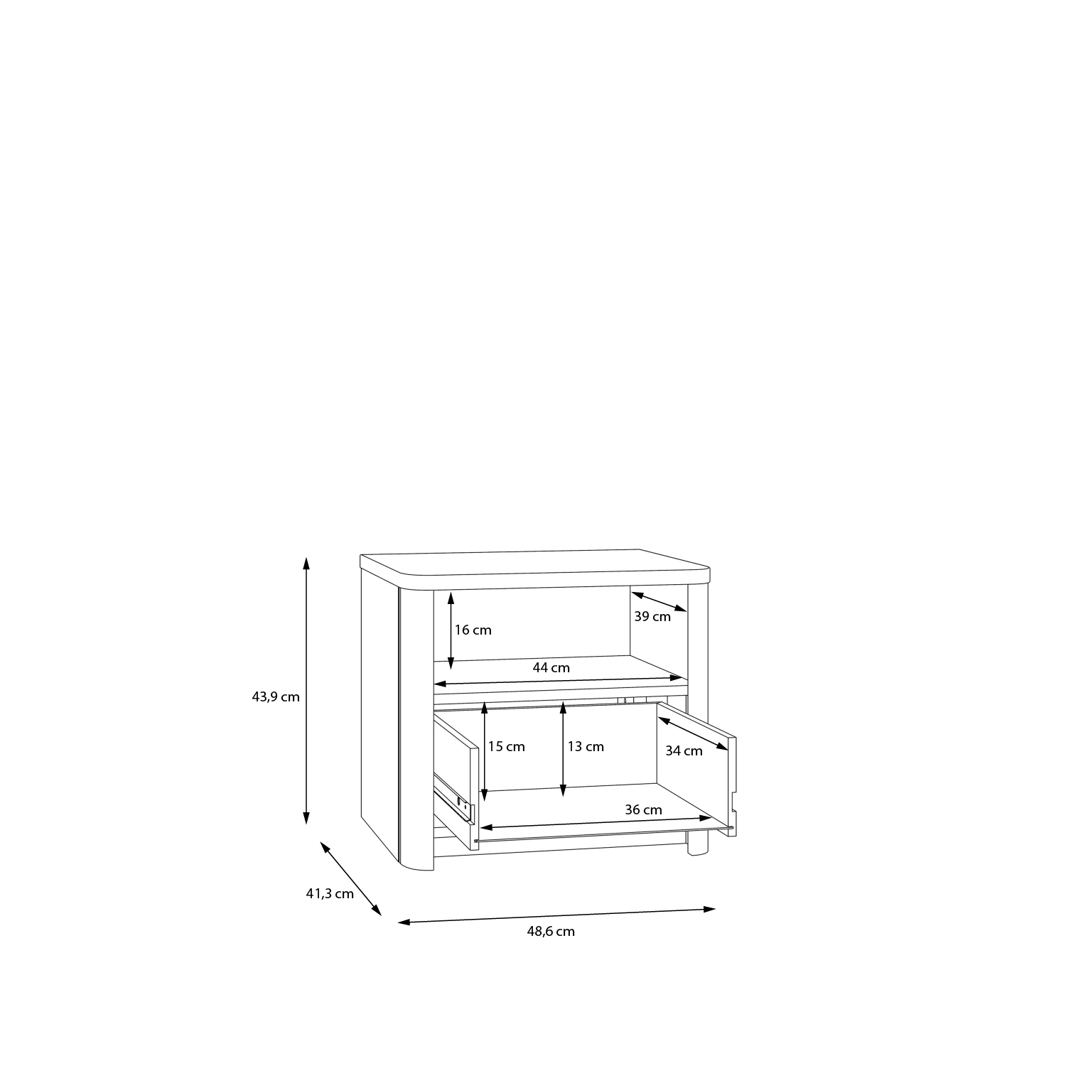 SURFINIO SFNK 011 stolik nocny 1s