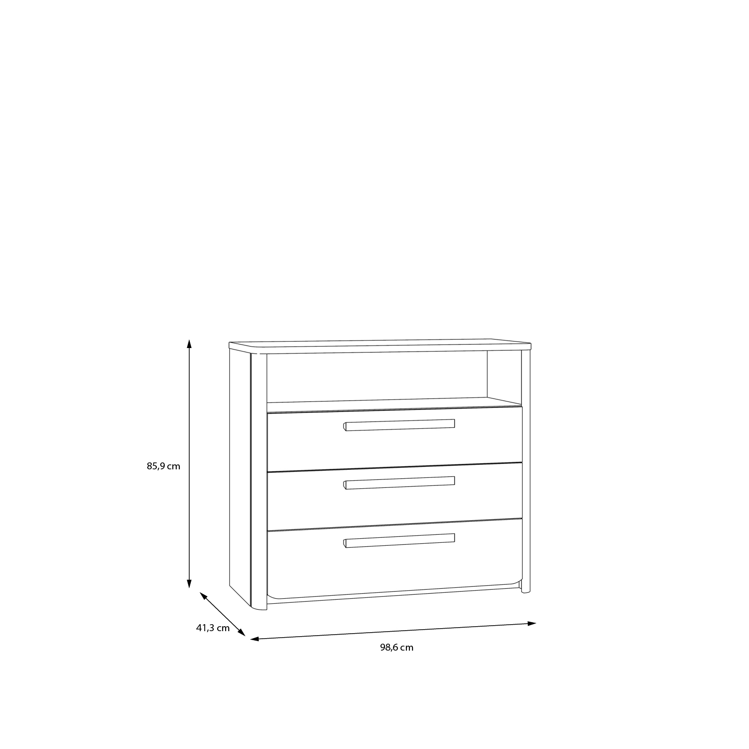 SURFINIO SFNK 211 komoda 3s